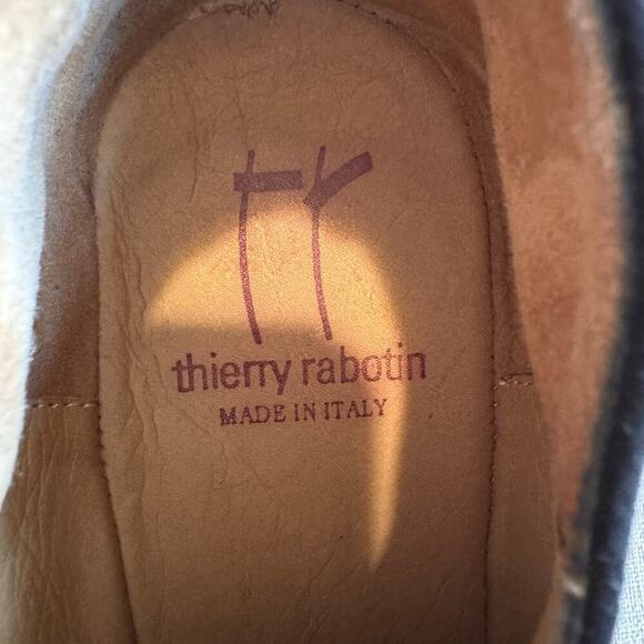 Thierry Rabotin Suede Nappa Leather Men’s Lace Up Loafer Black Size 43.5 EU - Picture 6 of 7